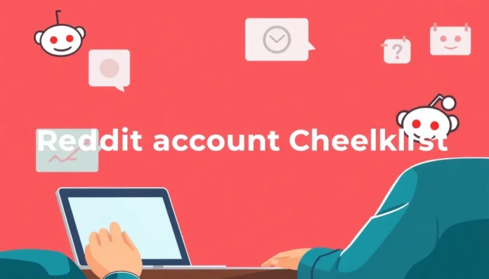 reddit account creation checklist - reddit guide