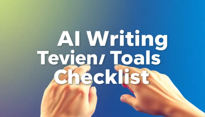 ai writing tools reviews checklist - ai guide