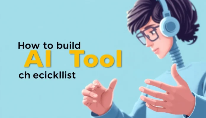 how to build an ai tool checklist - ai guide